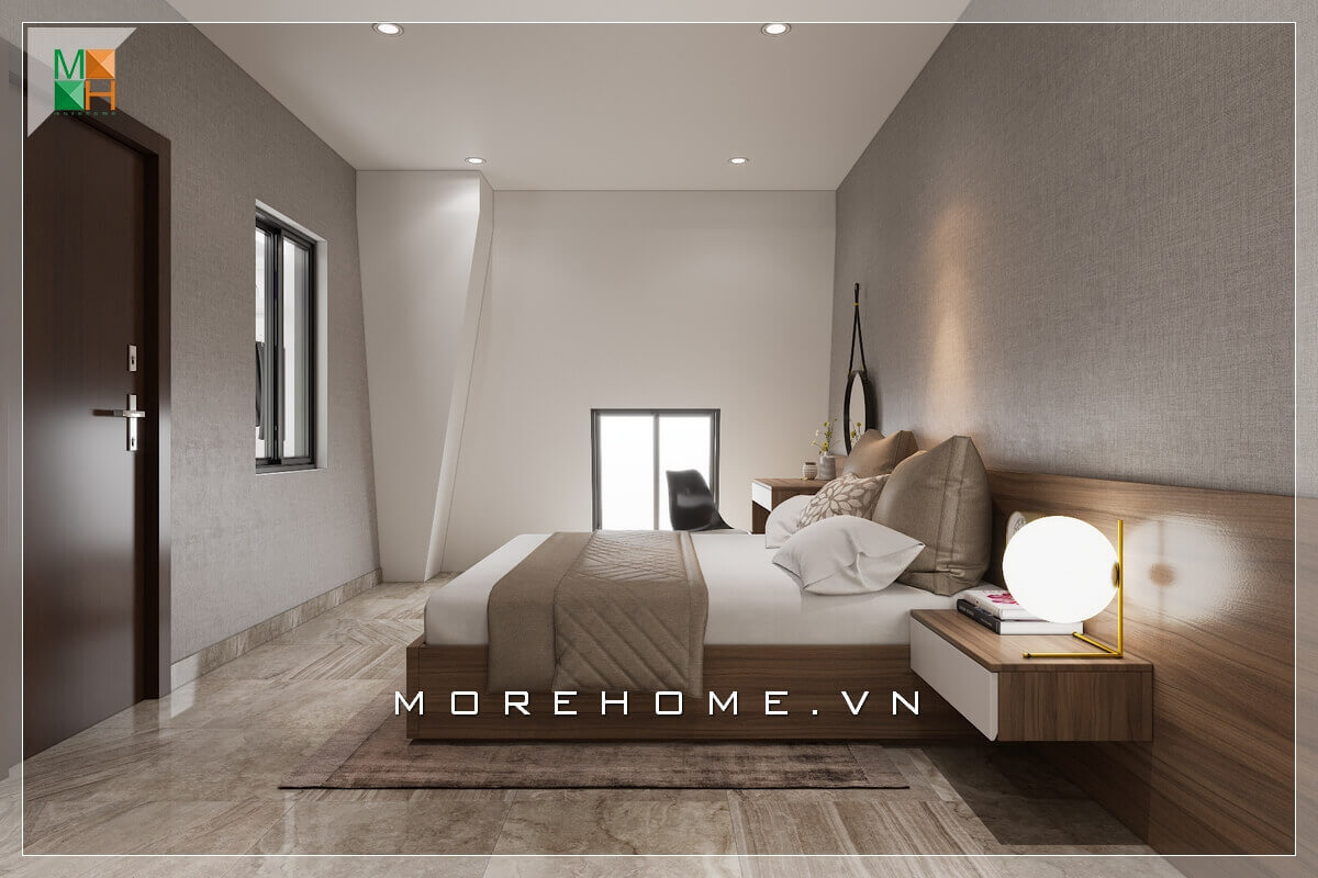 Mẫu thiết kế phòng ngủ biệt thự hiện đại tao nhã và sang trọng. Thiết kế phòng ngủ nhà phố