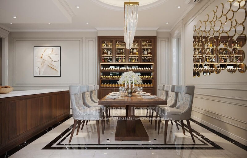 Bộ bàn ghế ăn đẹp 6 ghế cao cấp lựa chọn ấn tượng cho thiết kế sang trọng, đẳng cấp. Thiết kế chung cư